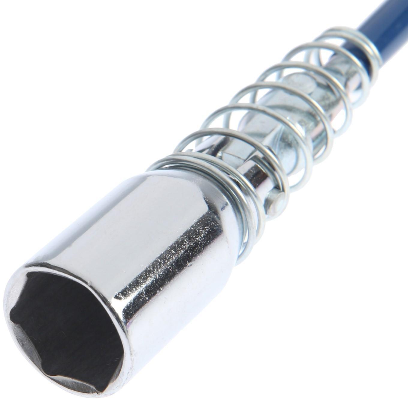 Ключ свечной ТУНДРА, с карданным шарниром, 21 мм