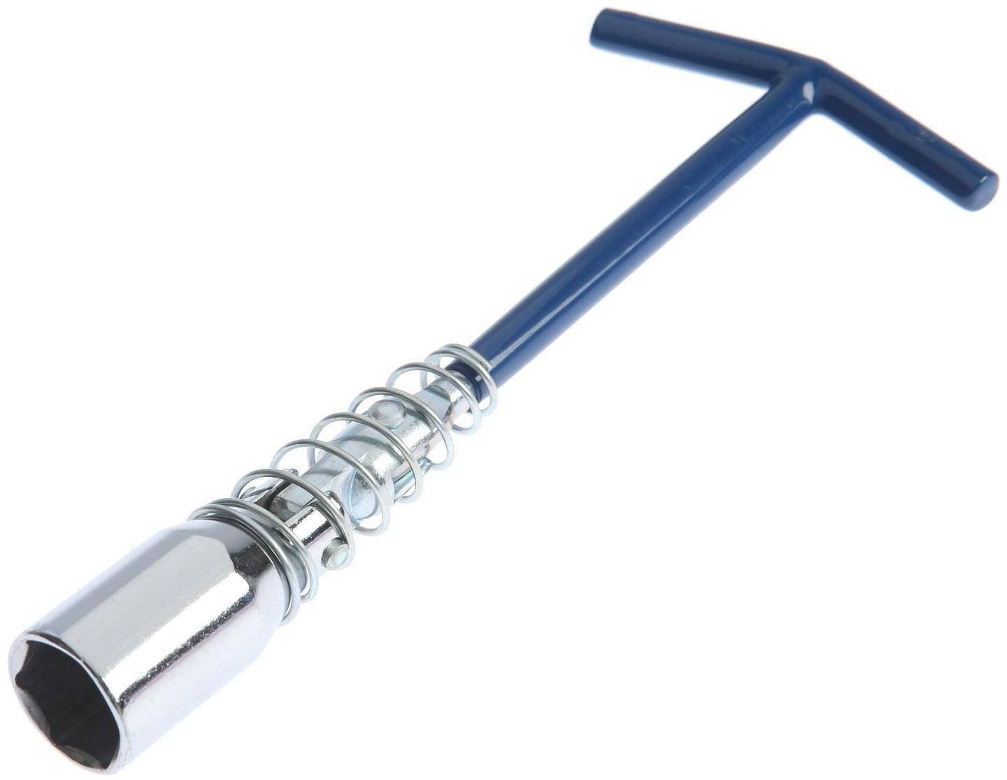 Ключ свечной ТУНДРА, с карданным шарниром, 21 мм