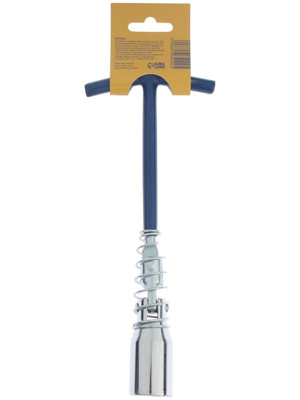 Ключ свечной ТУНДРА, с карданным шарниром, 21 мм