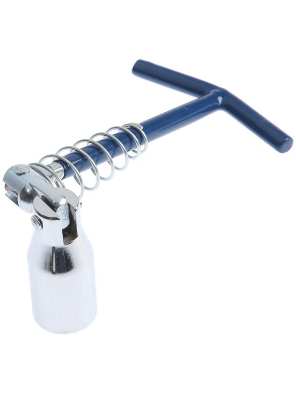 Ключ свечной ТУНДРА, с карданным шарниром, 21 мм