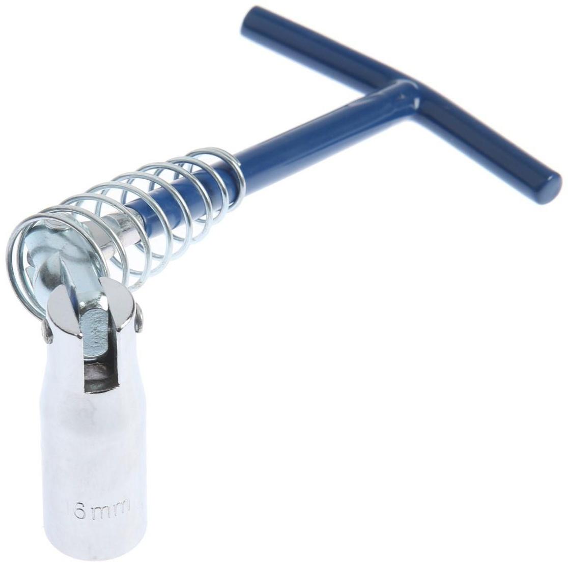 Ключ свечной ТУНДРА, с карданным шарниром, 16 мм