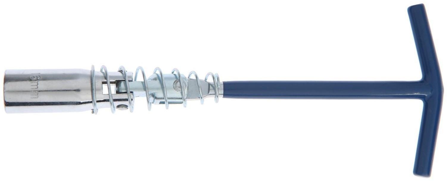 Ключ свечной ТУНДРА, с карданным шарниром, 16 мм