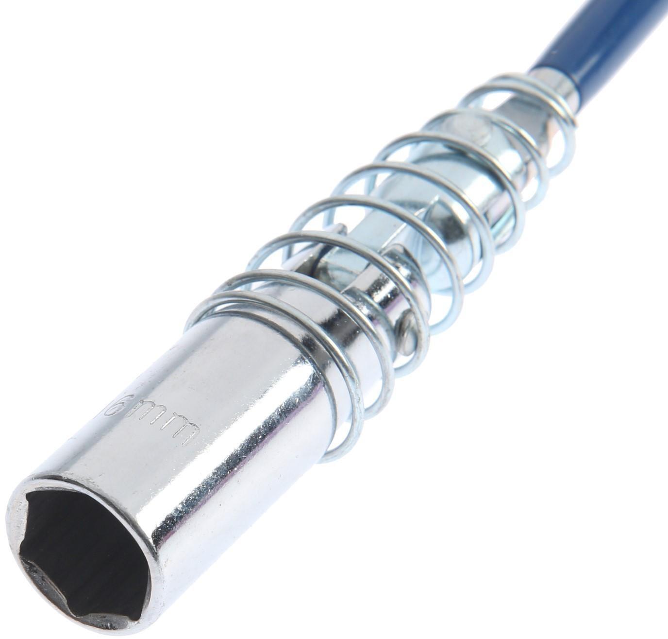 Ключ свечной ТУНДРА, с карданным шарниром, 16 мм