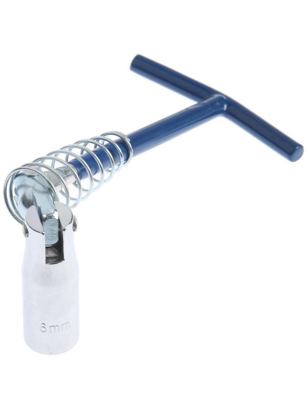 Ключ свечной ТУНДРА, с карданным шарниром, 16 мм