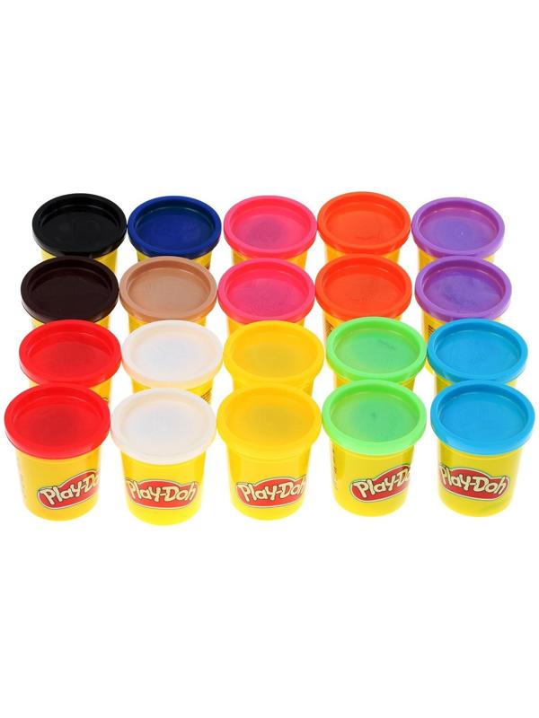 Пластилин Play-doh, набор 20 баночек