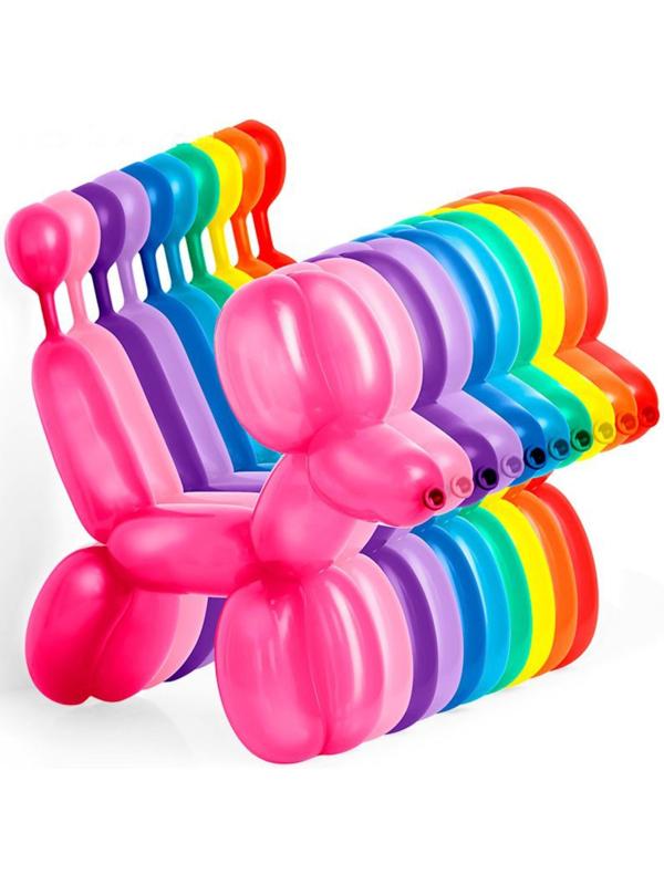 Шар для твистинга 160, пастель, набор 100 шт., цвет цвета МИКС