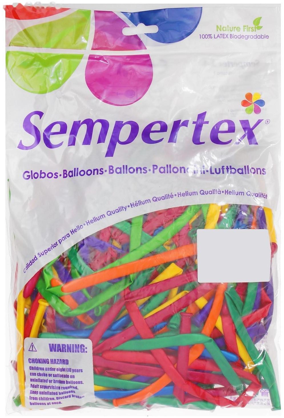 Шар для твистинга 260, металл, набор 100 шт., цвета МИКС