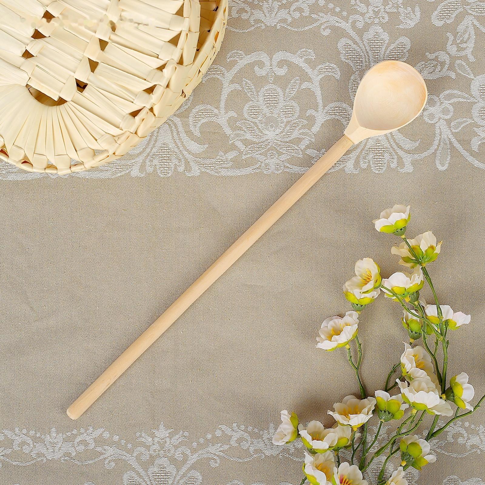 Ложка деревянная для варенья, без росписи