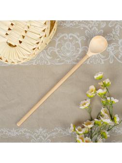 Ложка деревянная для варенья, без росписи