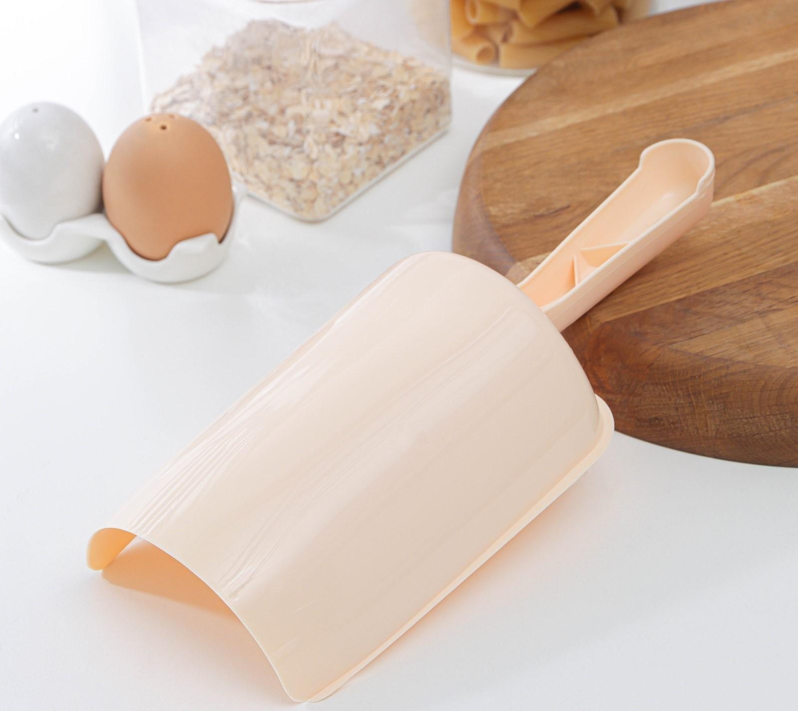 Совок для сыпучих продуктов, 1 л, цвет МИКС