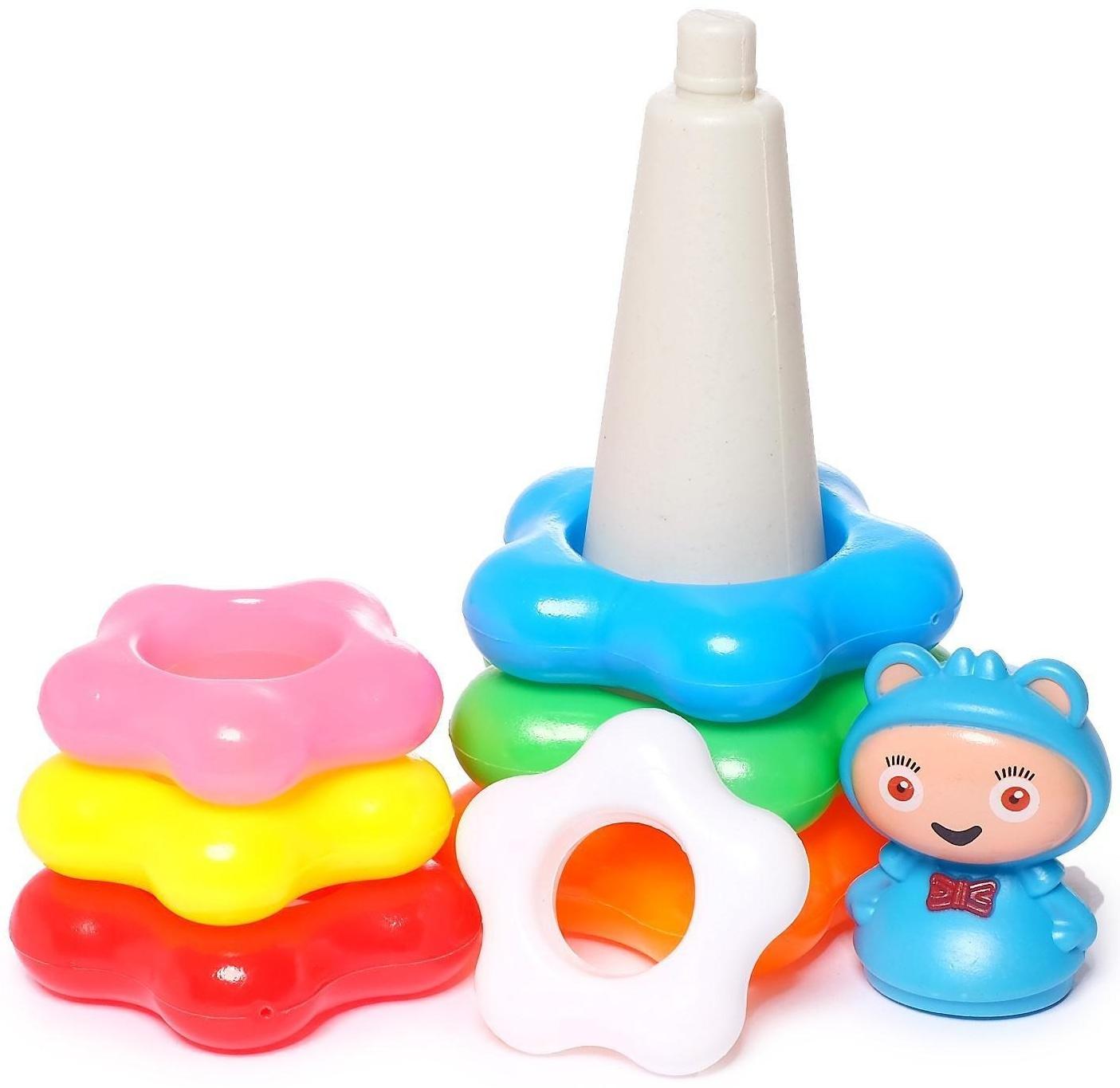 Пирамидка «Карапуз», 7 колец