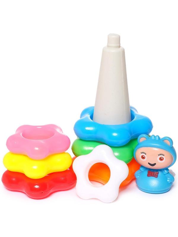 Пирамидка «Карапуз», 7 колец