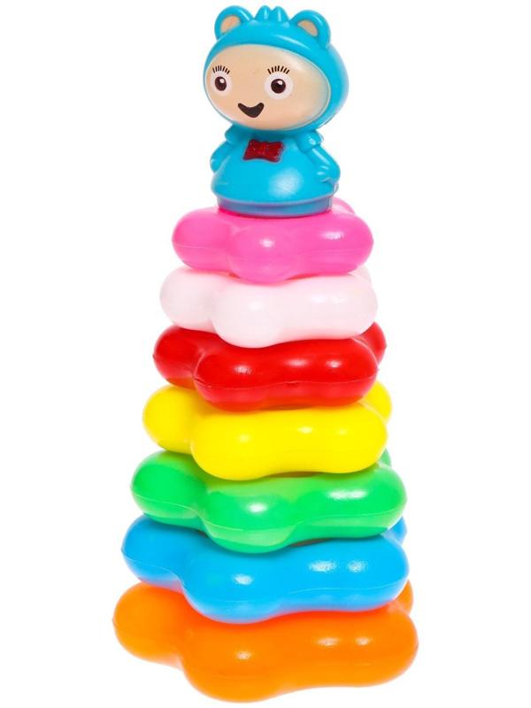 Пирамидка «Карапуз», 7 колец