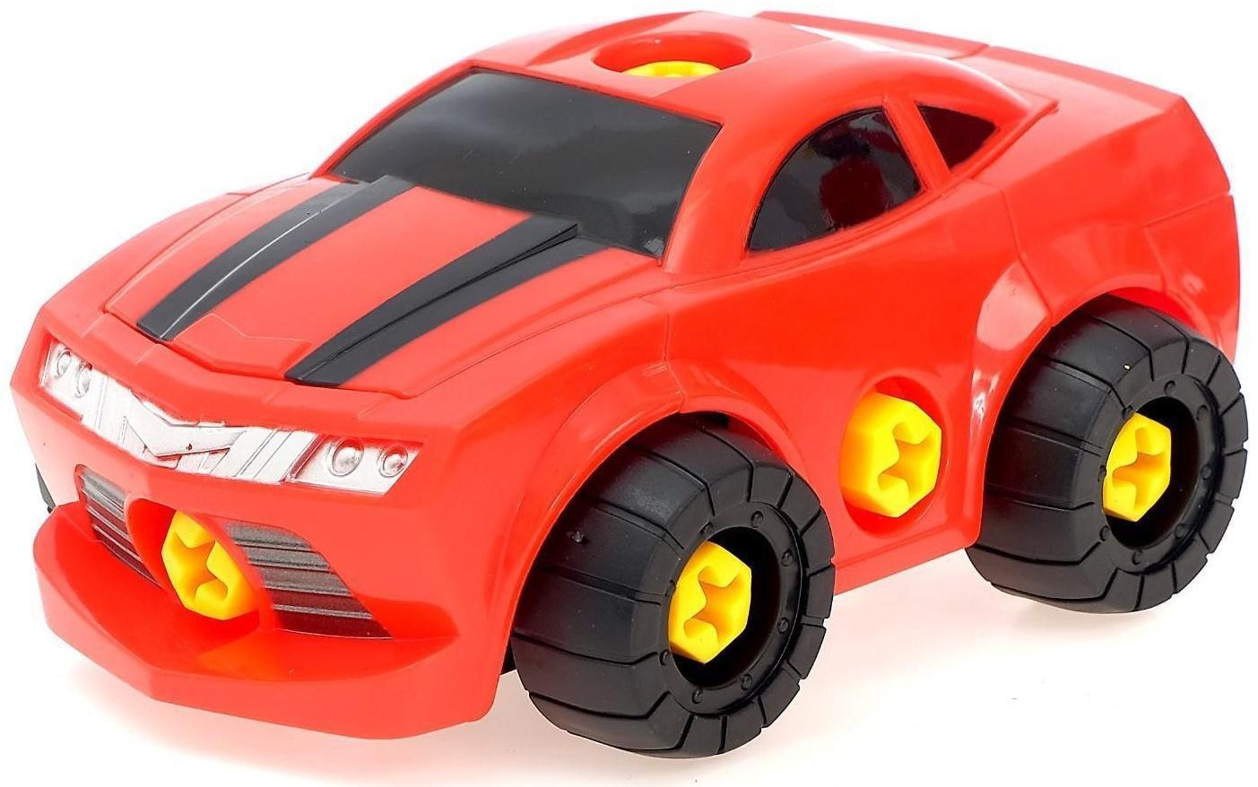 Конструктор-машина «Мега робот», 3 в 1, со световым шуруповёртом, работает от батареек