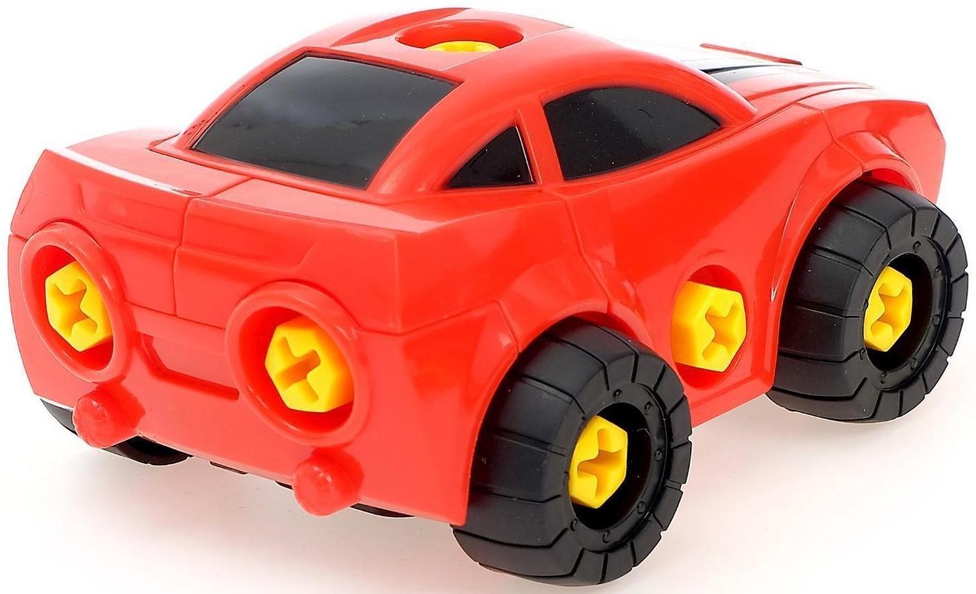 Конструктор-машина «Мега робот», 3 в 1, со световым шуруповёртом, работает от батареек