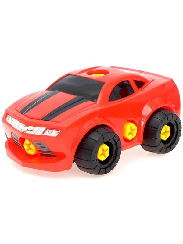 Конструктор-машина «Мега робот», 3 в 1, со световым шуруповёртом, работает от батареек