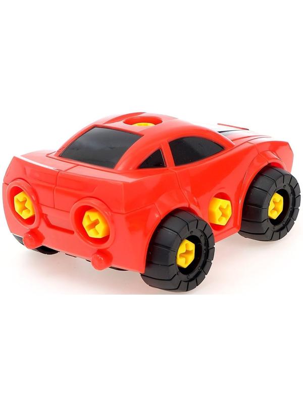 Конструктор-машина «Мега робот», 3 в 1, со световым шуруповёртом, работает от батареек