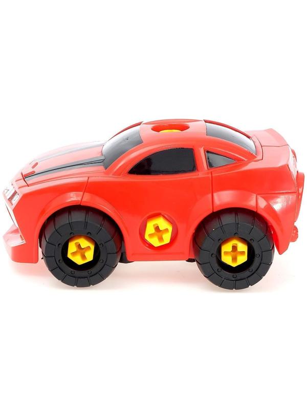 Конструктор-машина «Мега робот», 3 в 1, со световым шуруповёртом, работает от батареек