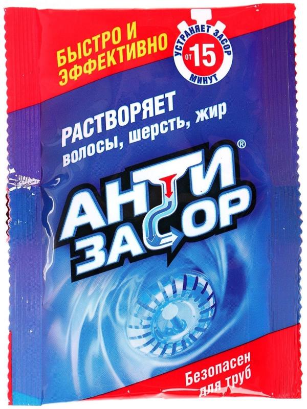 Средство гранулированное для удаления засора в трубах 