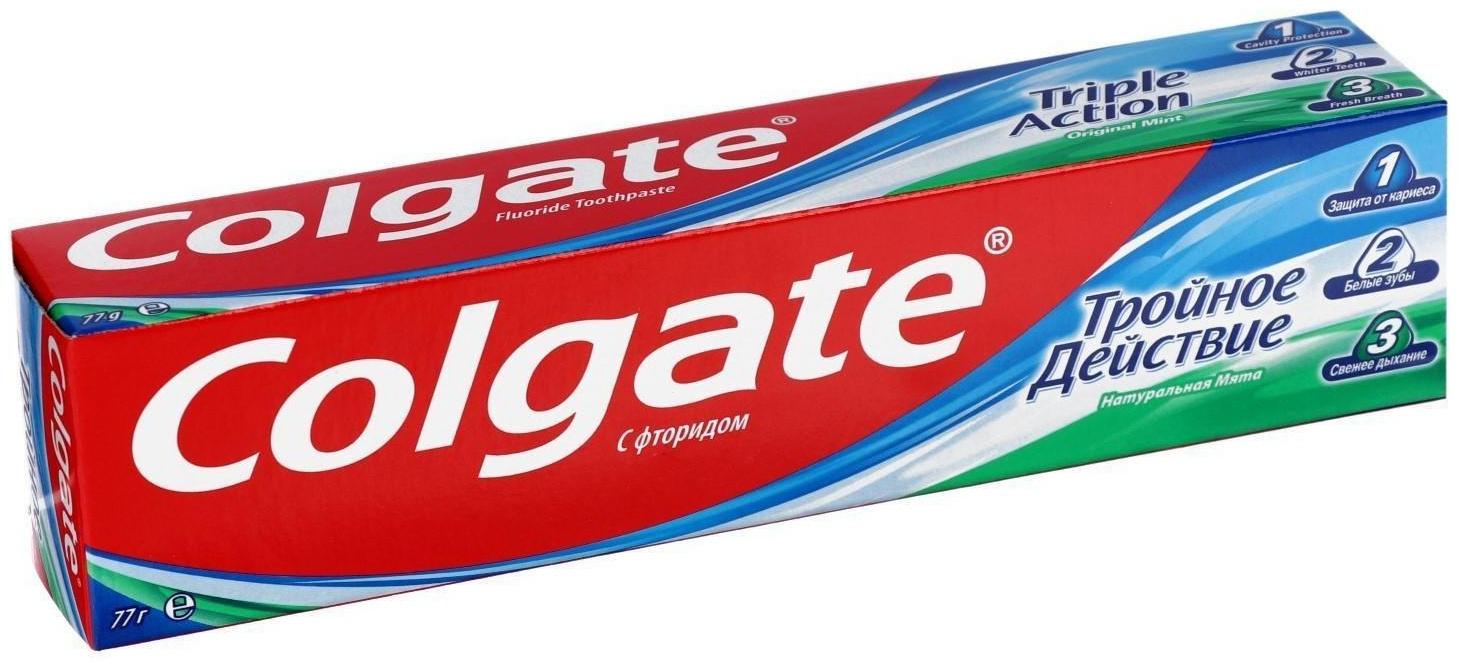 Зубная паста Colgate «Тройное действие», 50 мл