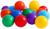 Шарики для сухого бассейна с рисунком, диаметр шара 7,5 см, набор 60 штук, разноцветные