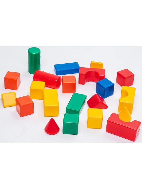 Строительный набор, 21 элемент, 6 х 6 см
