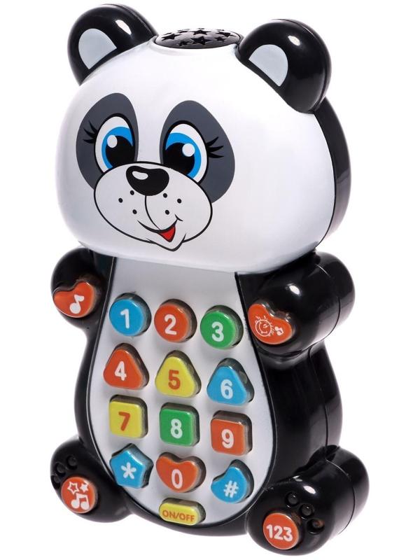 Игрушка музыкальная обучающая «Панда», с проектором, работает от батареек