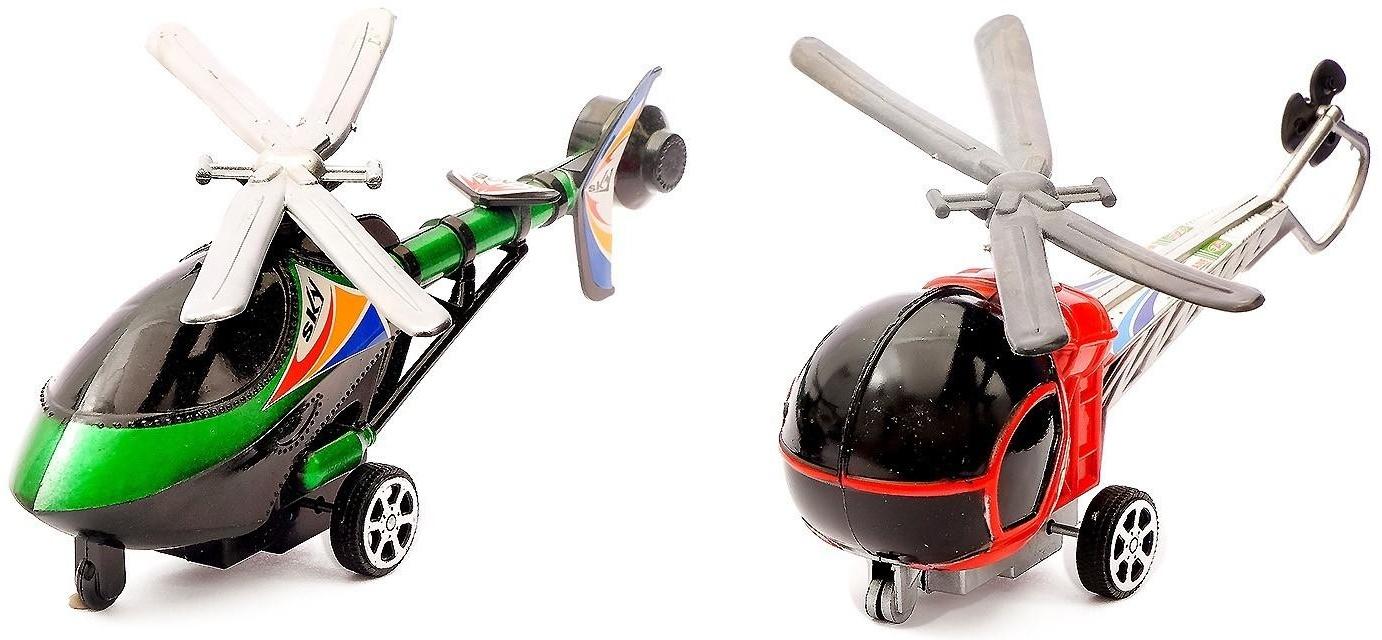 Вертолет заводной «Спасательный», набор 2 шт., МИКС