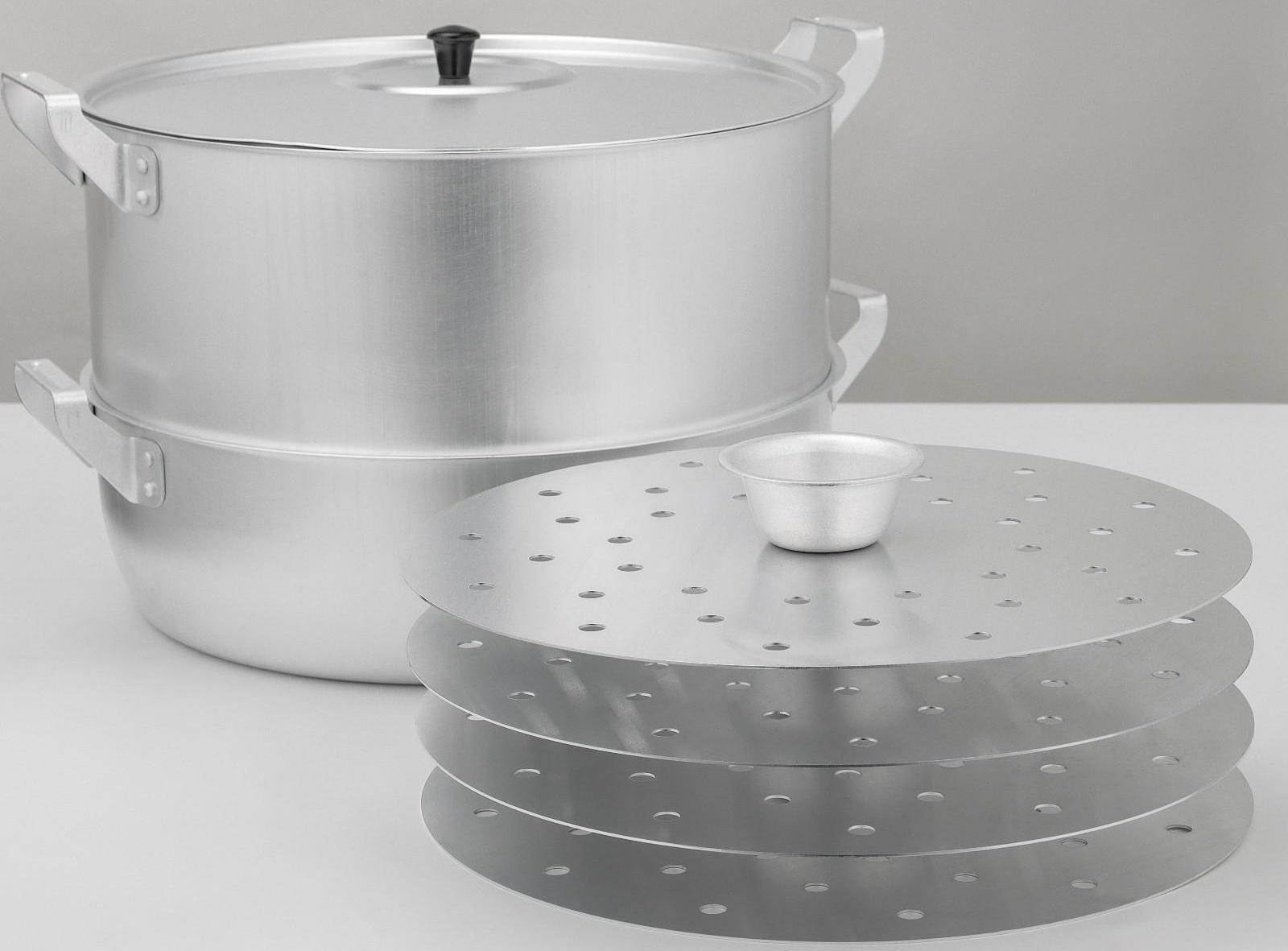 Мантоварка SCOVO, 15 л, d=34 см, 4 диска