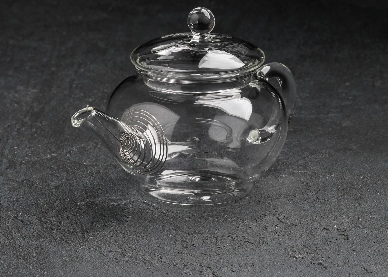 Чайник стеклянный заварочный Доляна «Дамбо», 250 мл, металлическое сито