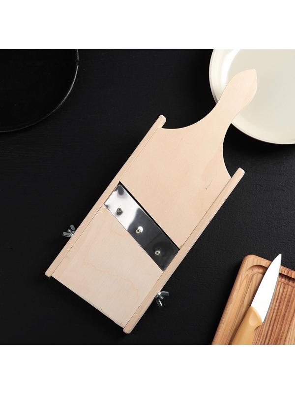 Шинковка «Берёзка», средняя, 1 лезвие, 37×14×2 см