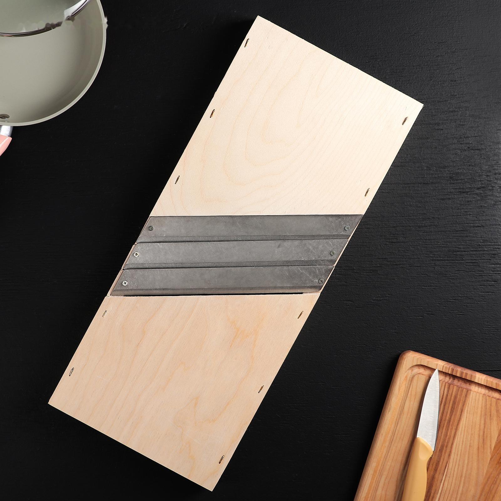 Шинковка «Берёзка» большая, 3 лезвия, 50×21×5 см