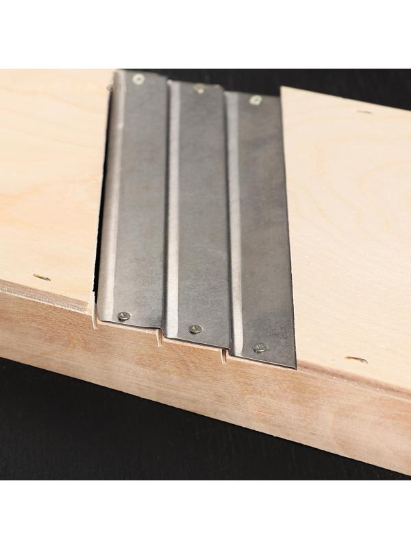 Шинковка «Берёзка» большая, 3 лезвия, 50×21×5 см