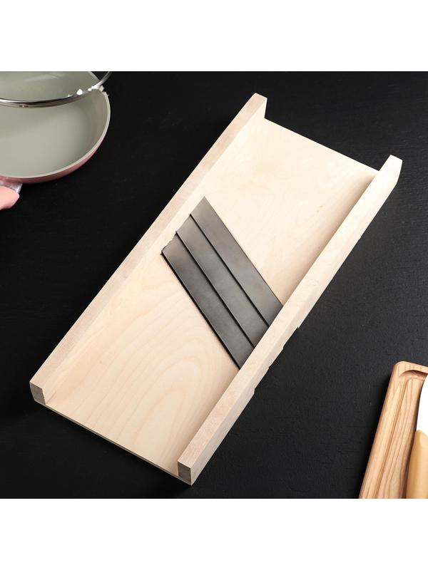 Шинковка «Берёзка» большая, 3 лезвия, 50×21×5 см