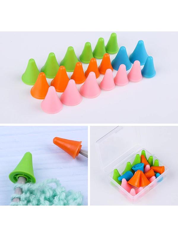 Набор заглушек для спиц, d = 1,8 / 1,3 см, 12 шт, цвет разноцветный