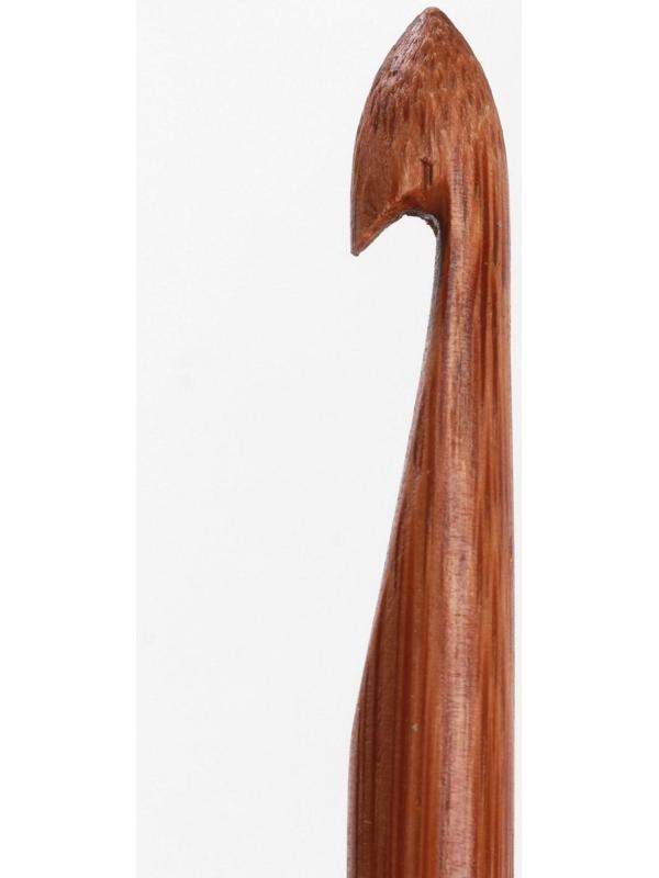 Крючок для вязания, бамбуковый, d = 7 мм, 15 см