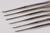 Набор крючков для вязания, d = 0,5-1 мм, 12 см, 6 шт