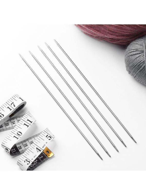 Спицы для вязания, чулочные, d = 3 мм, 24 см, 5 шт