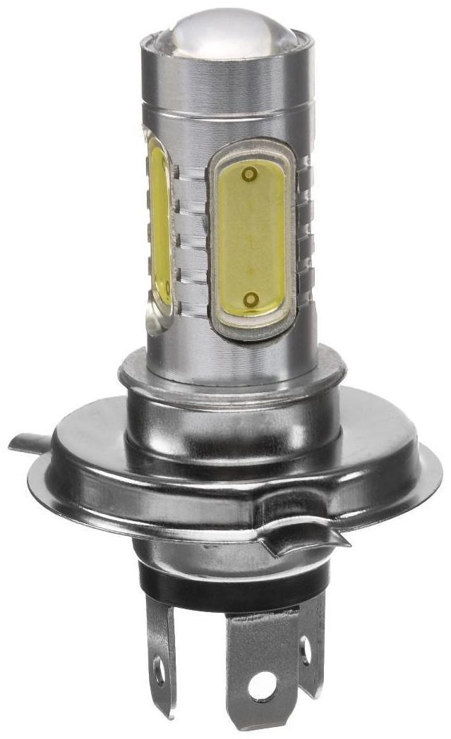 Автолампа светодиодная H4, 12 В, 7.5 Вт , 5 LED-COB, свет белый