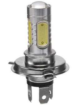 Автолампа светодиодная H4, 12 В, 7.5 Вт , 5 LED-COB, свет белый