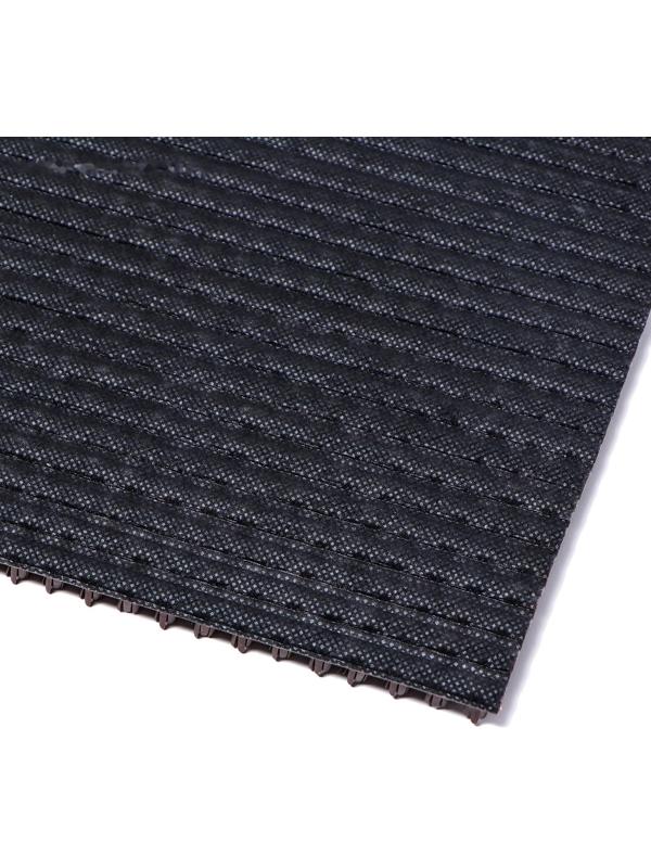 Покрытие ковровое щетинистое «Травка», 45×60 см, цвет тёмный шоколад