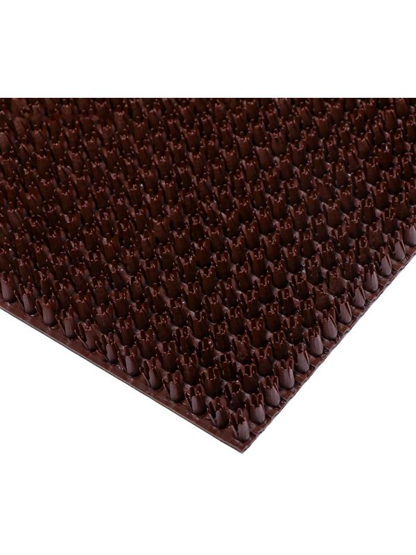 Покрытие ковровое щетинистое «Травка», 45×60 см, цвет тёмный шоколад