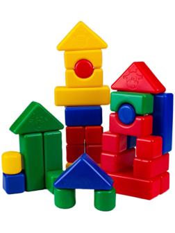 Строительный набор, 4 х 4 см, 38 элементов