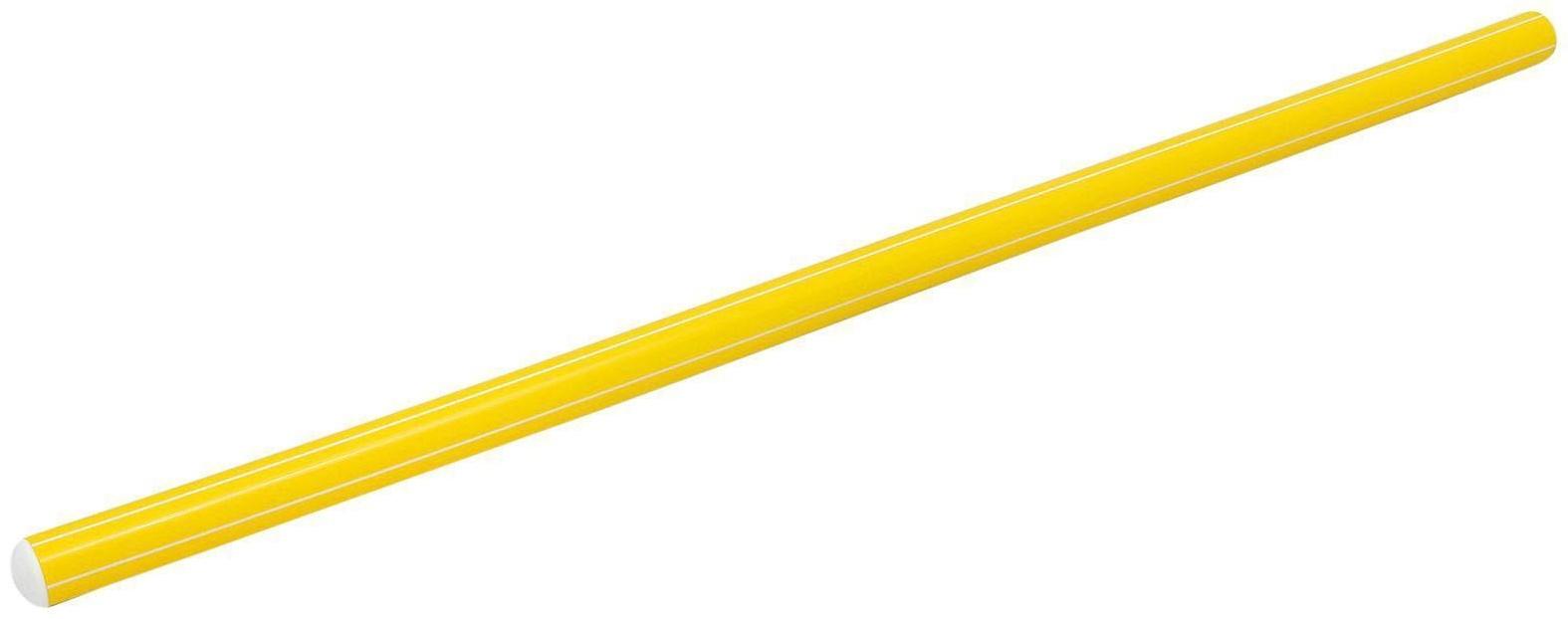 Палка гимнастическая 70 см, цвет: желтый