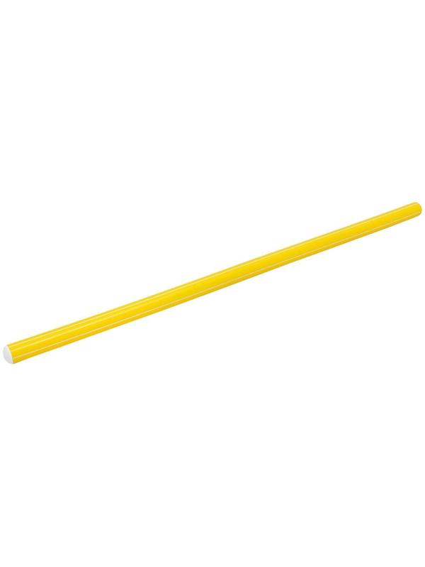 Палка гимнастическая 70 см, цвет: желтый
