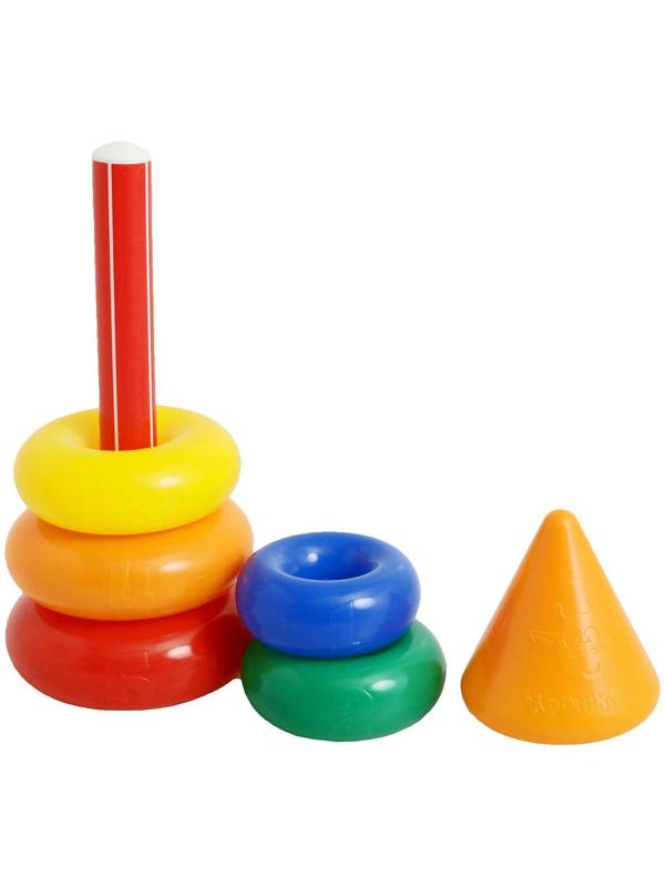 Пирамидка, 5 колец с конусом