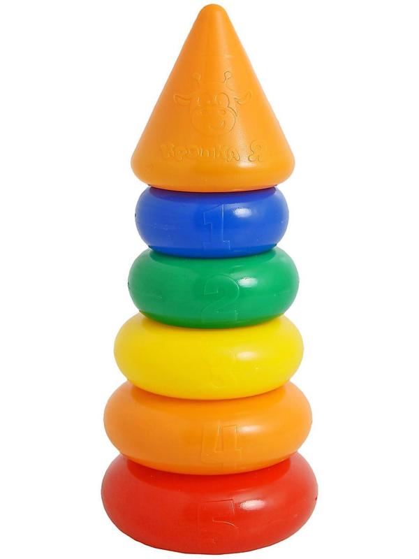 Пирамидка, 5 колец с конусом