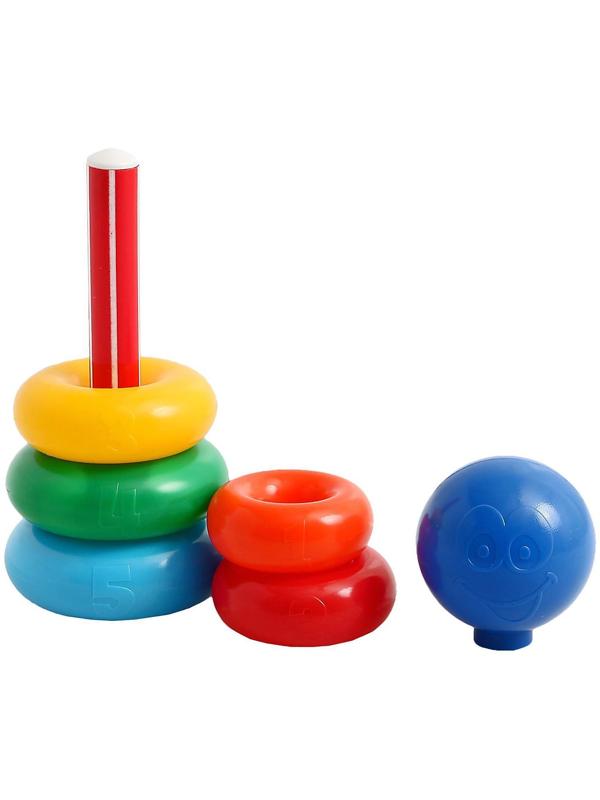 Пирамидка, 5 колец с шаром