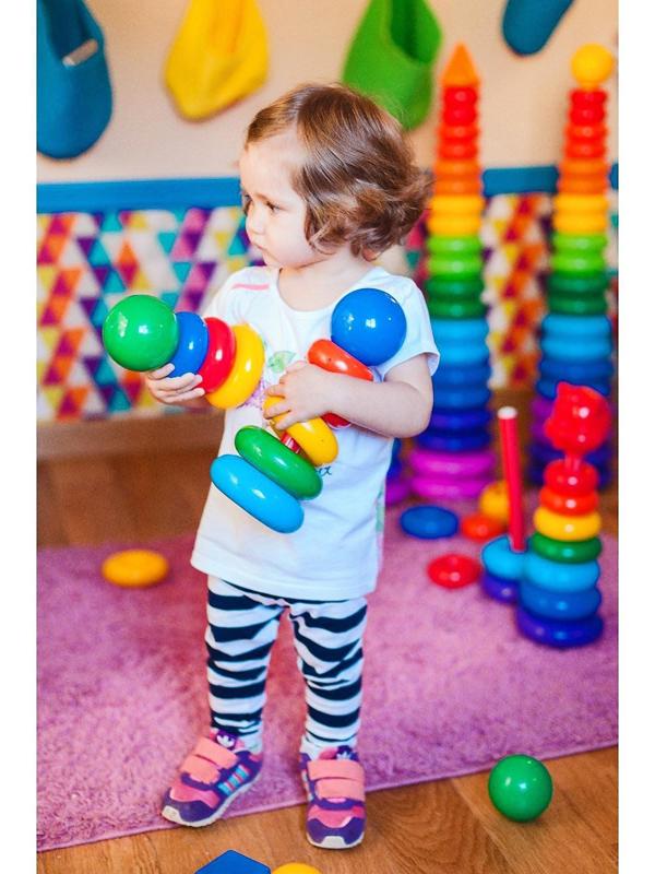 Пирамидка, 5 колец с шаром