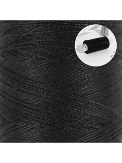 Нитки 40ЛШ, 200 м, цвет чёрный №115